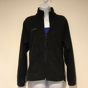 Columbia Black Fleece Jacket - Size M